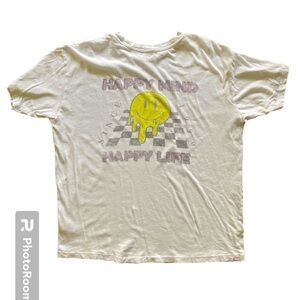 Garage Off White Graphic Tee XS/S Happy Mind Happy Life